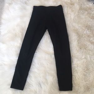 These are black sweat pants.
